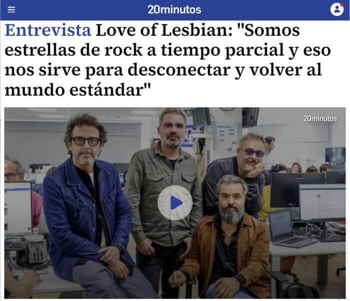 Love of Lesbian en 20 minutos